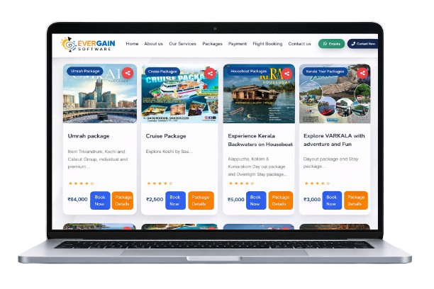 Travel Website Frontend